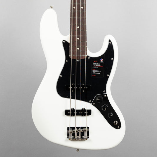 Fender American Performer Jazz Bass, Arctic White (#0627)