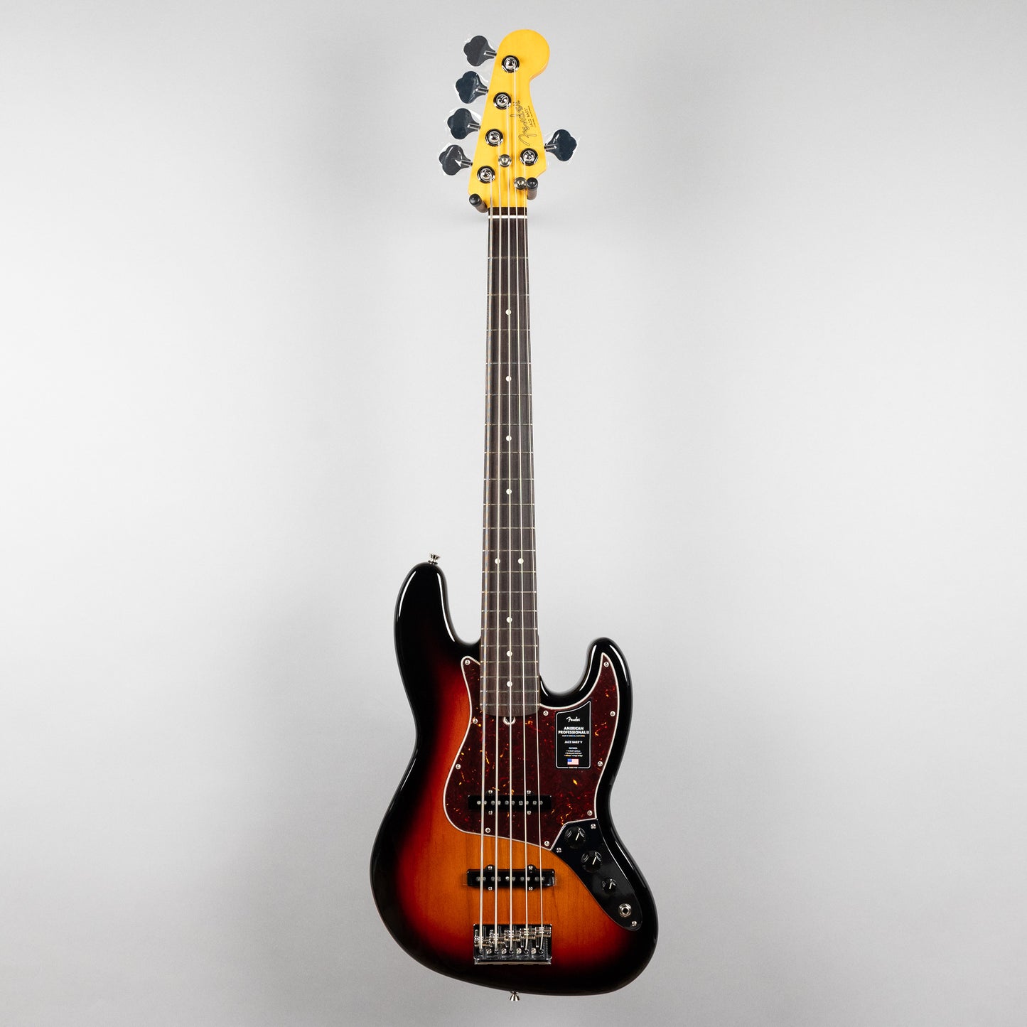 Fender American Professional II Jazz Bass V, 3-Color Sunburst (#5247)