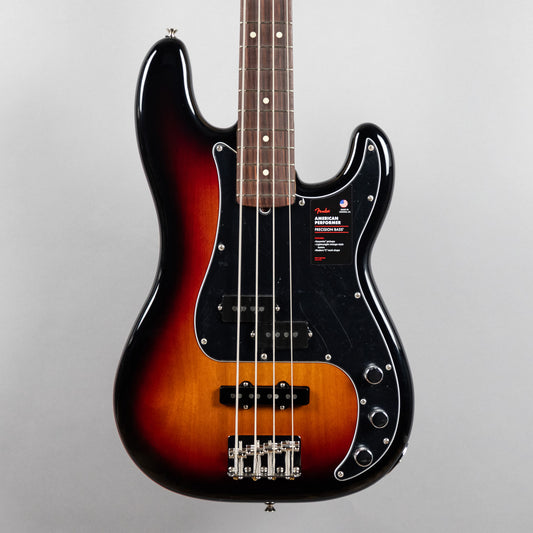 Fender American Performer Precision Bass, 3-Color Sunburst (#0321)