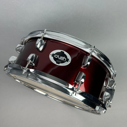 Used 14" Crush Alpha Snare Drum, Red