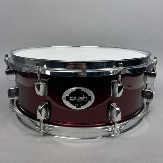 Used 14" Alpha Snare Drum, Red