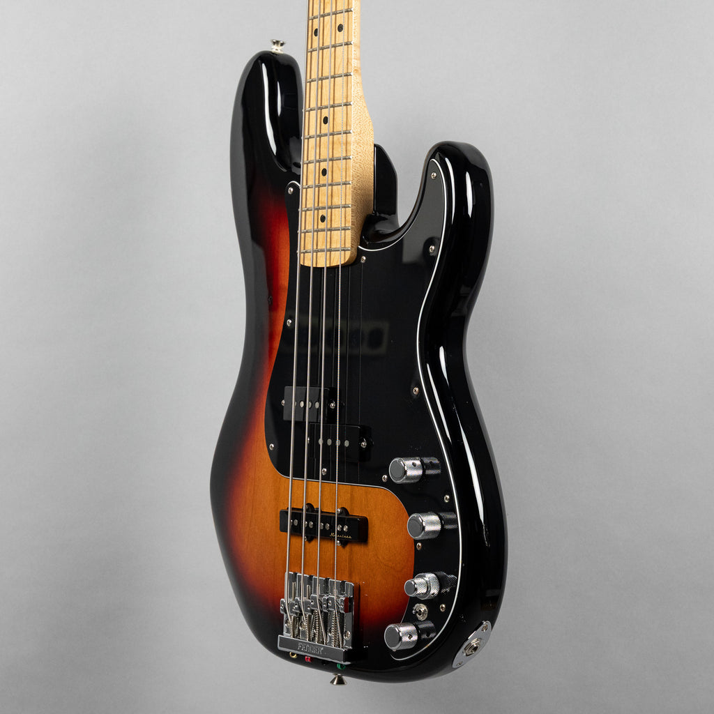 Used 2019 Fender Deluxe Active Precision Bass Special, 3-Tone Sunburst W/Gigbag