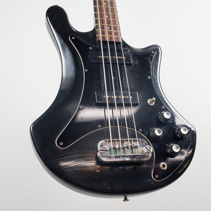 Used Guild B-302 4-String Bass, Black