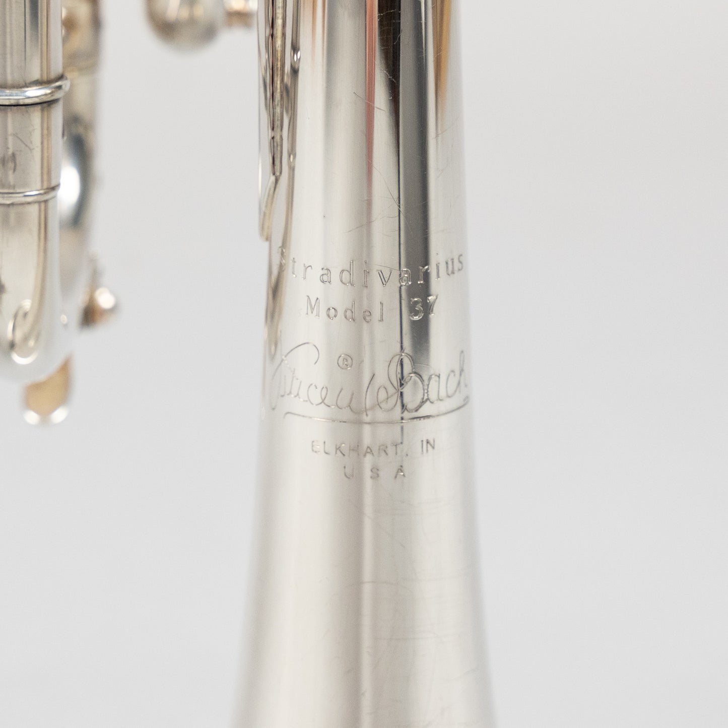 Used Bach Stradivarius Model 37 Trumpet w/Gig Bag
