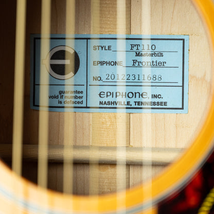 Used Epiphone Masterbilt Frontier Acoustic Guitar w/Fishman Electronics