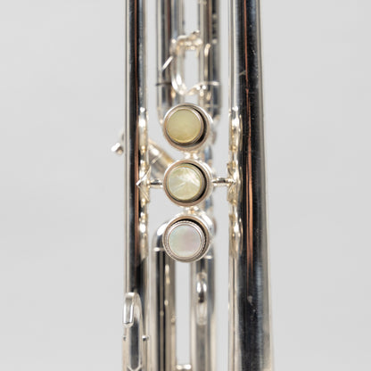 Used Getzen Eterna 700S Silver Trumpet W/Case