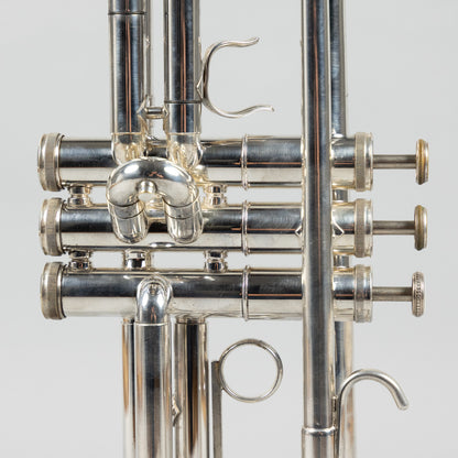 Used Getzen Eterna 700S Silver Trumpet W/Case