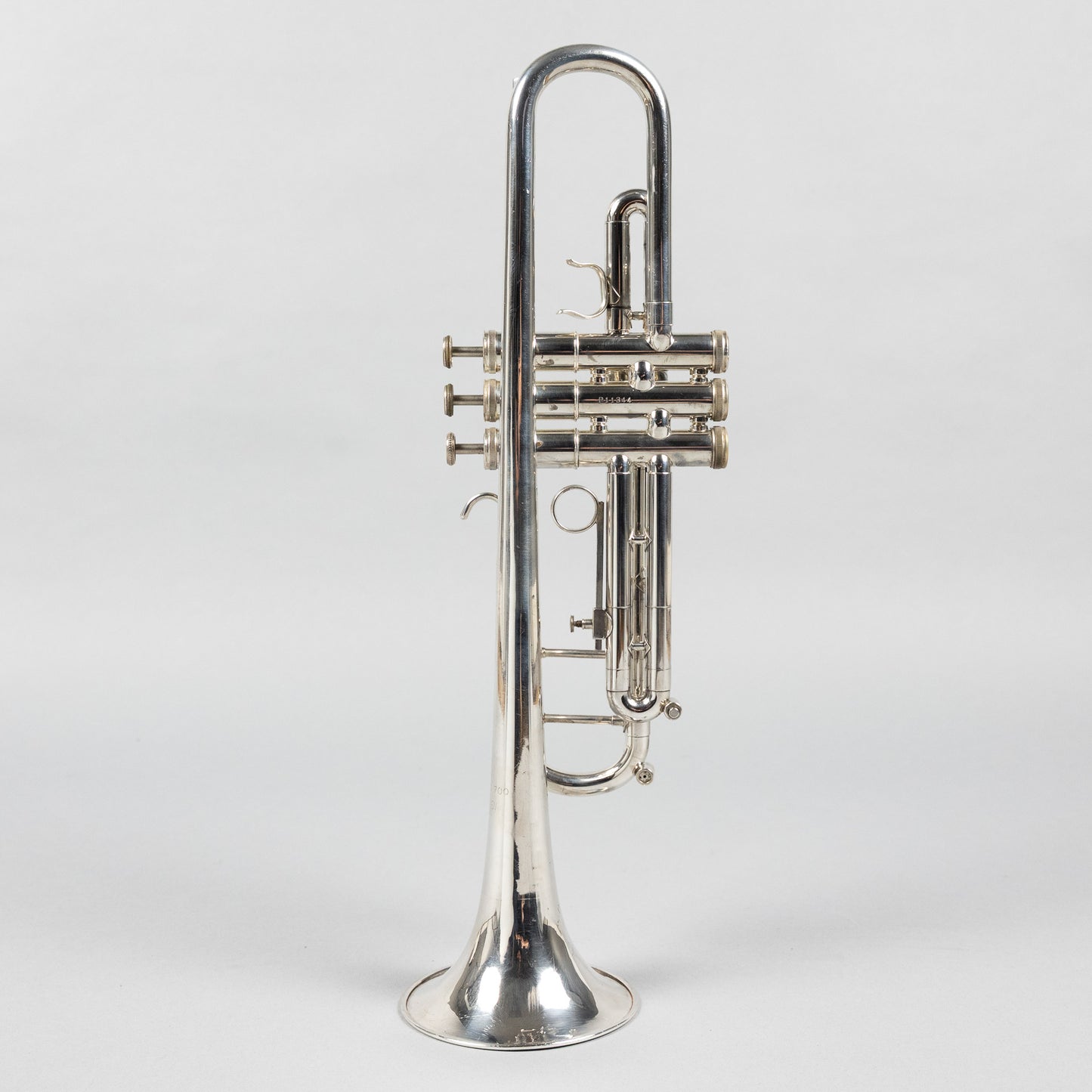 Used Getzen Eterna 700S Silver Trumpet W/Case