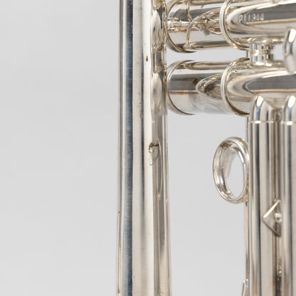 Used Getzen Eterna 700S Silver Trumpet W/Case