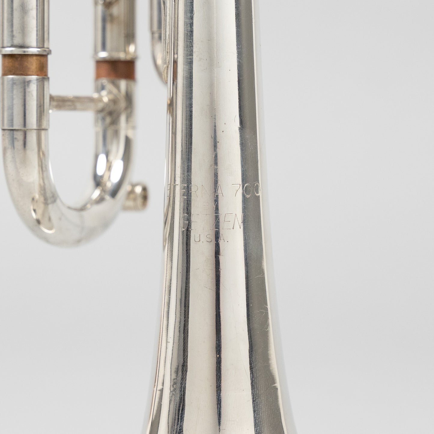 Used Getzen Eterna 700S Silver Trumpet W/Case
