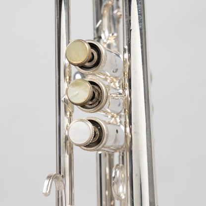 Used Getzen Eterna 700S Silver Trumpet W/Case