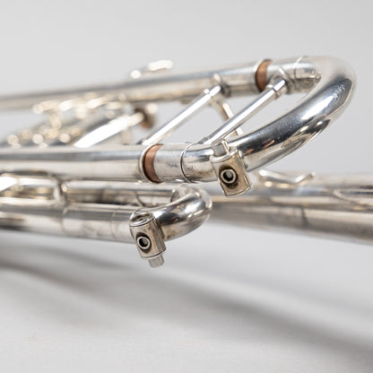 Used Getzen Eterna 700S Silver Trumpet W/Case