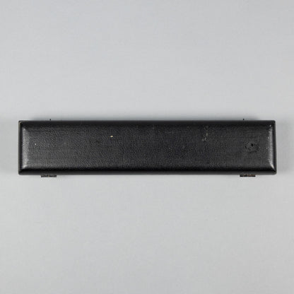 Used H. Bettoney Sterling Silver Closed Hole Flute W/Case