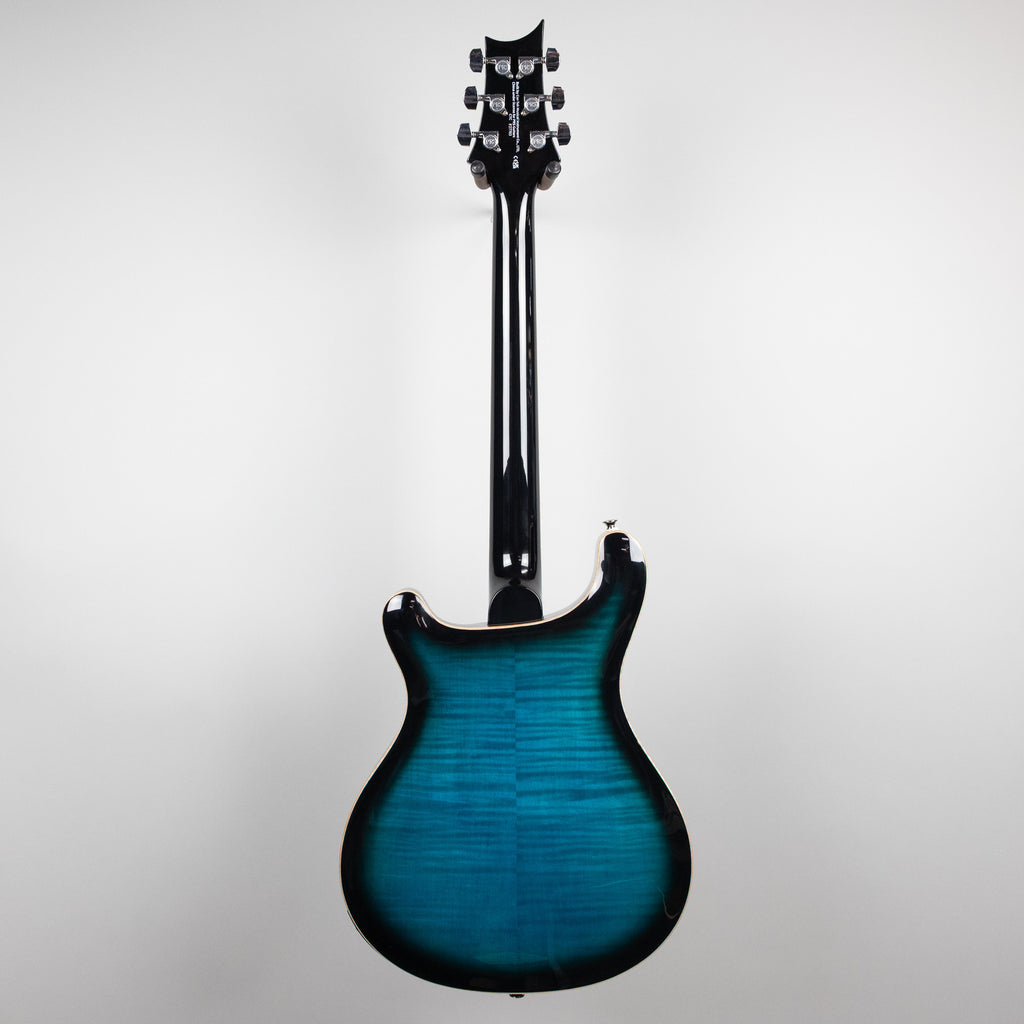 Used Paul Reed Smith SE Hollowbody II Piezo, Peacock Blue, w/Case