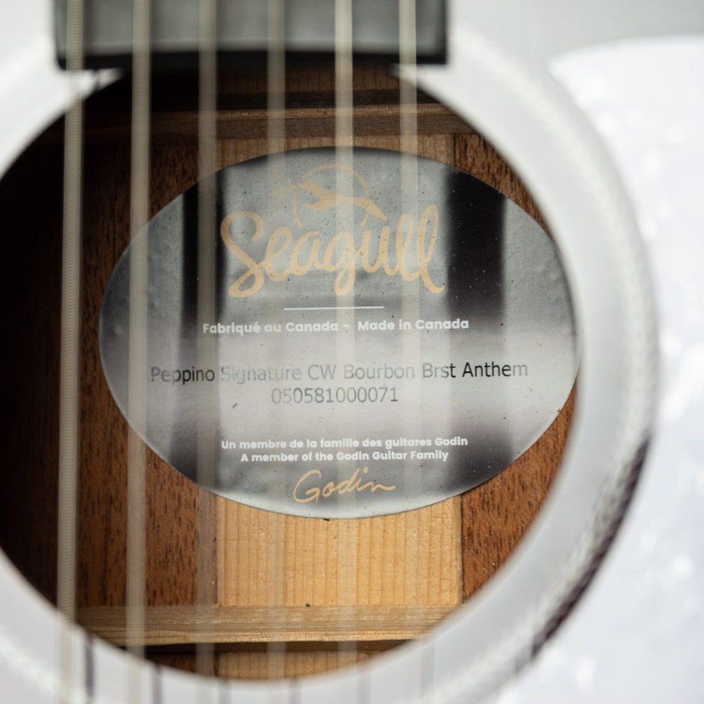 Used Seagull Peppino Signature CW Bourbon Burst Anthem