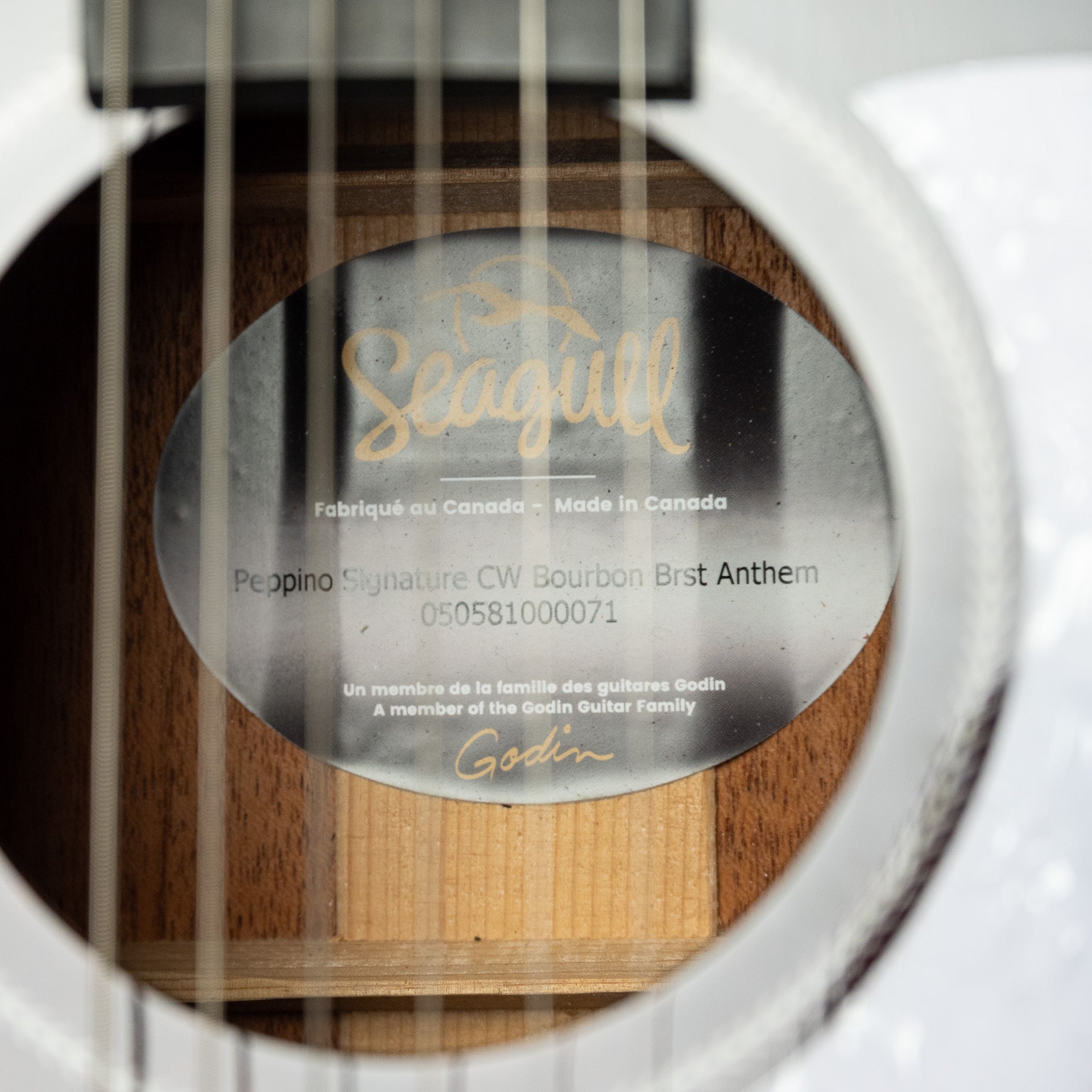 Used Seagull Peppino Signature CW Bourbon Burst Anthem