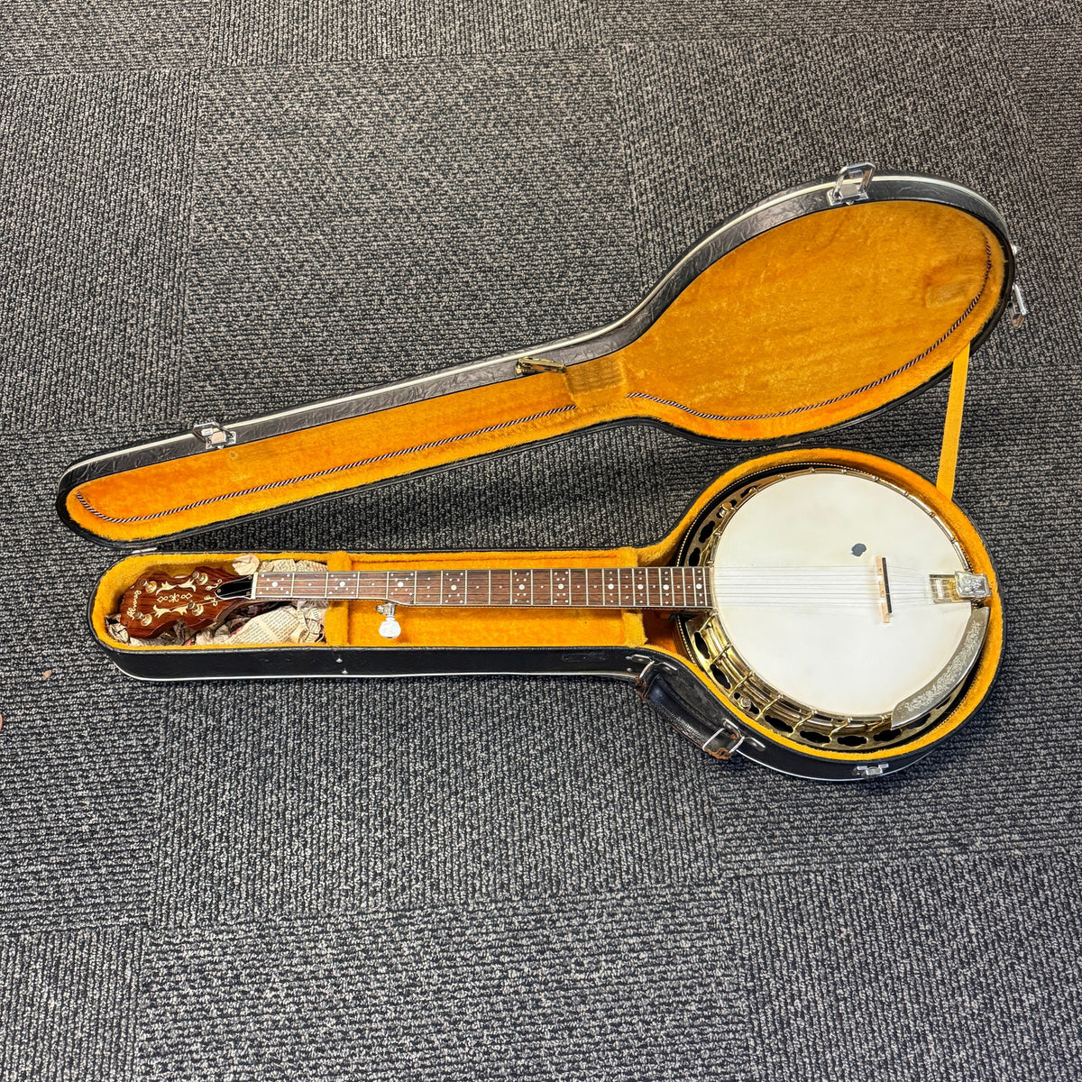 Vintage 1970s MIJ Alvarez Montana Five Star 5-String Banjo