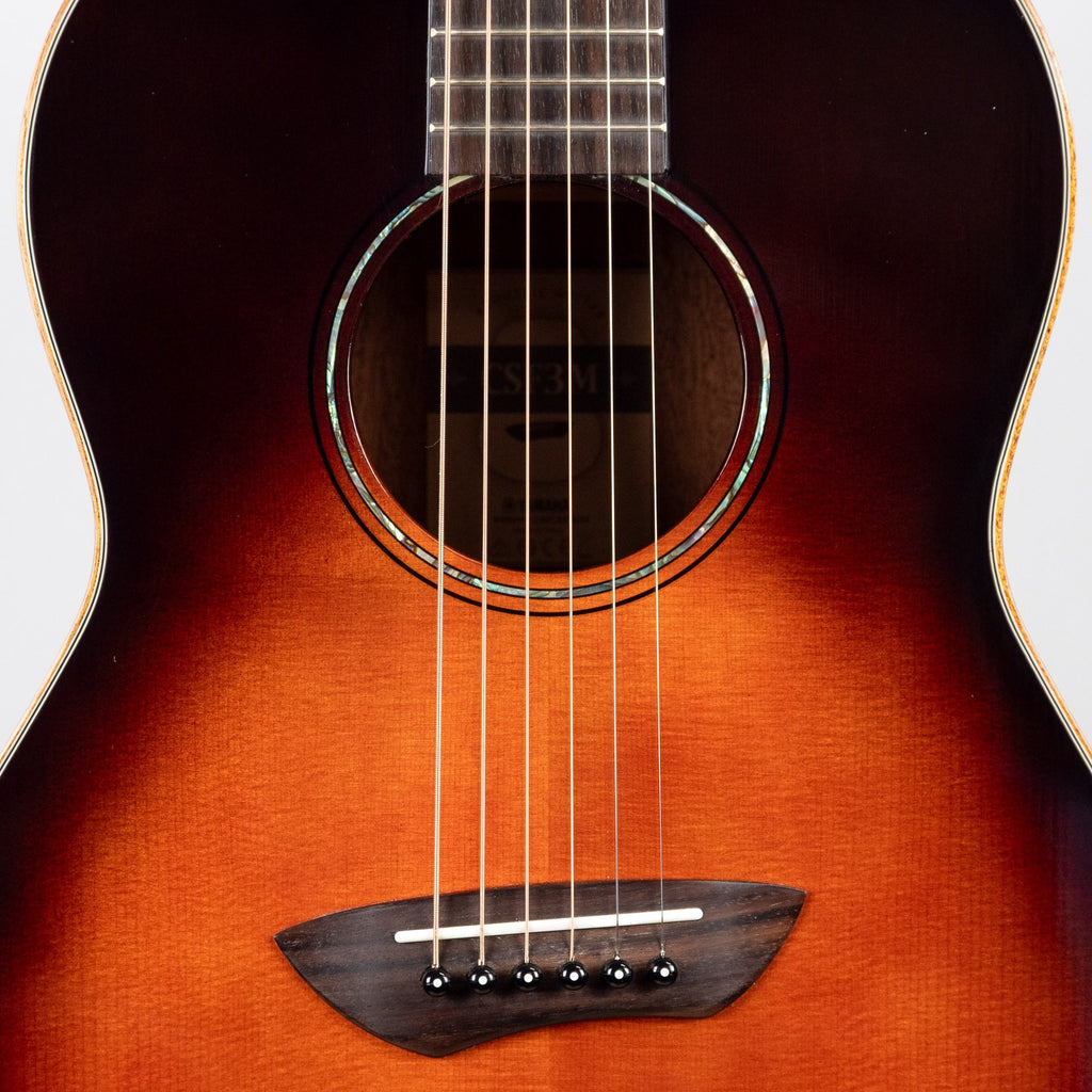 Used Yamaha CSF3M Acoustic Guitar, Tobacco Sunburst w/Gig Bag