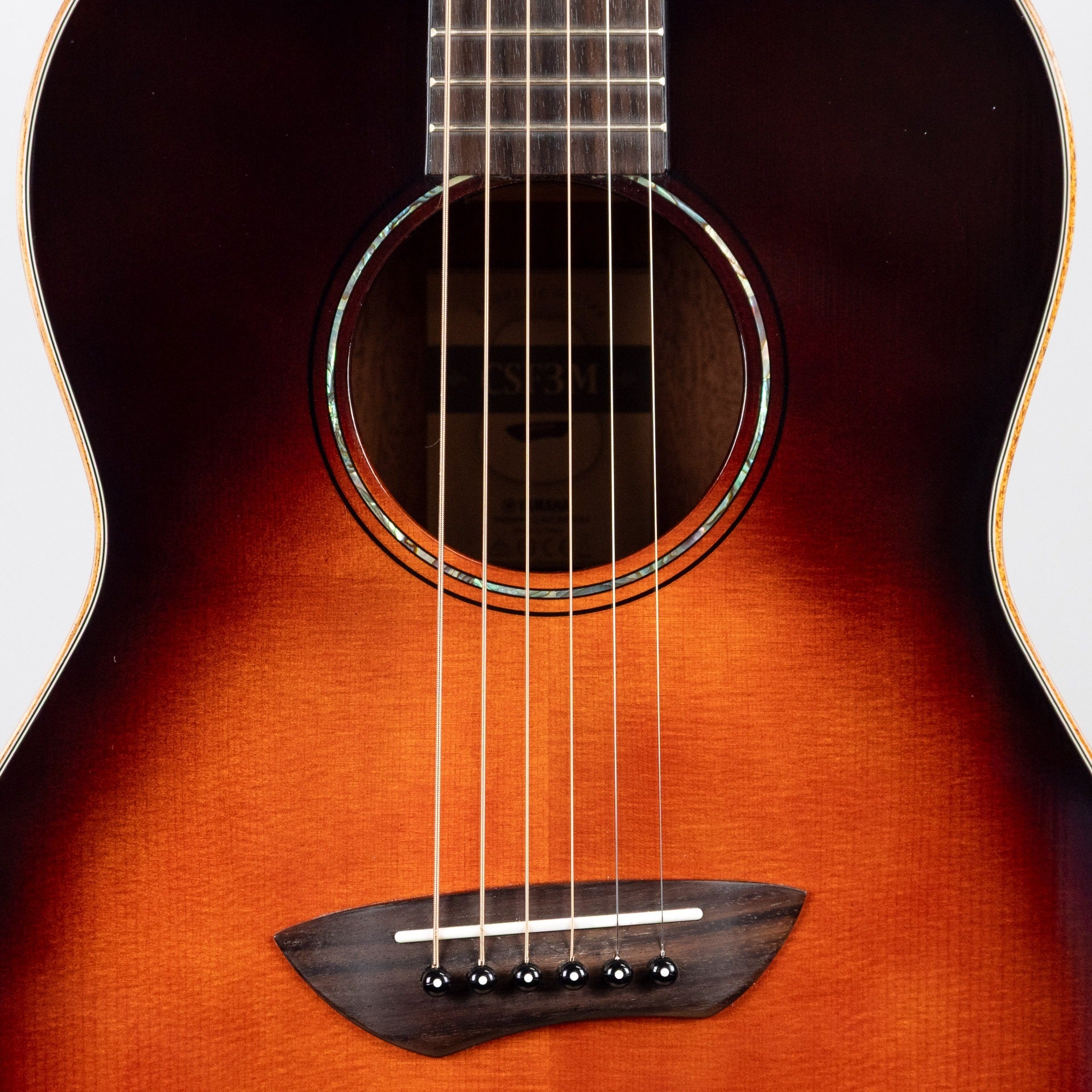 Used Yamaha CSF3M Acoustic Guitar, Tobacco Sunburst w/Gig Bag