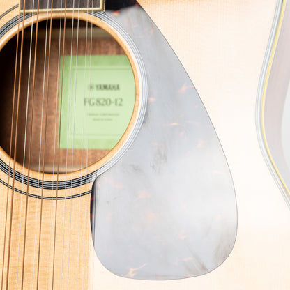 Used Yamaha FG820-12 Acoustic 12-String Guitar w/Gigbag