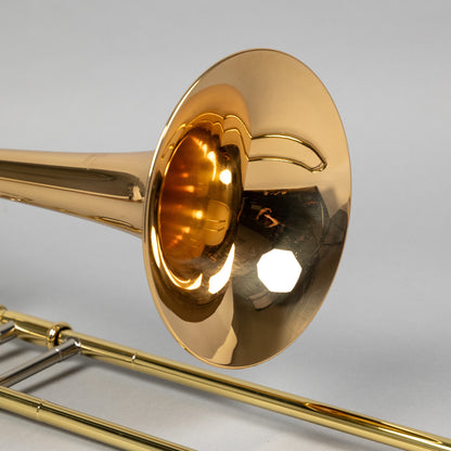 Used Yamaha YSL-356G F-Attachment Trombone w/Gig Bag (No Mouthpiece)