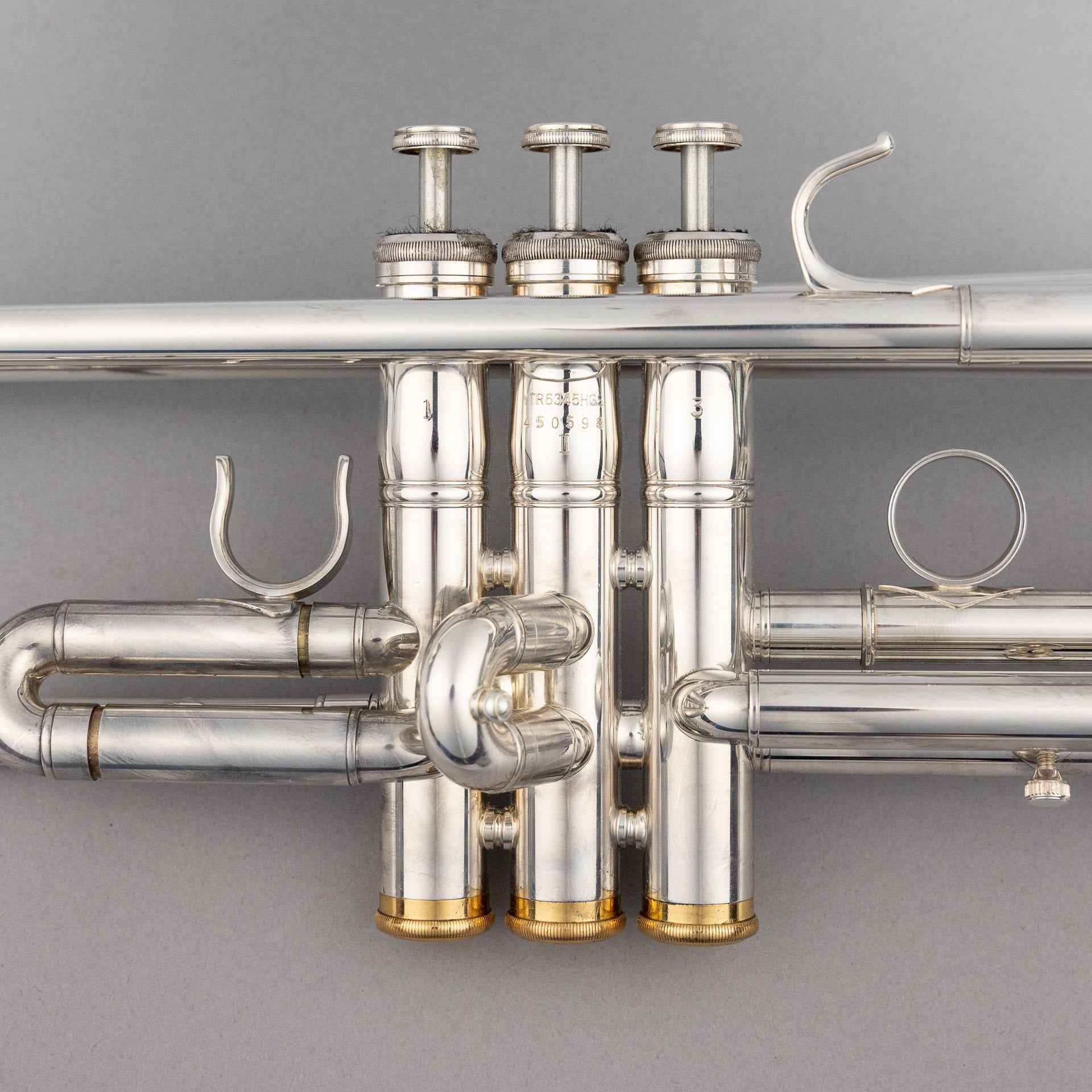 Used Yamaha YTR-6345HGS Silver Trumpet w/Case