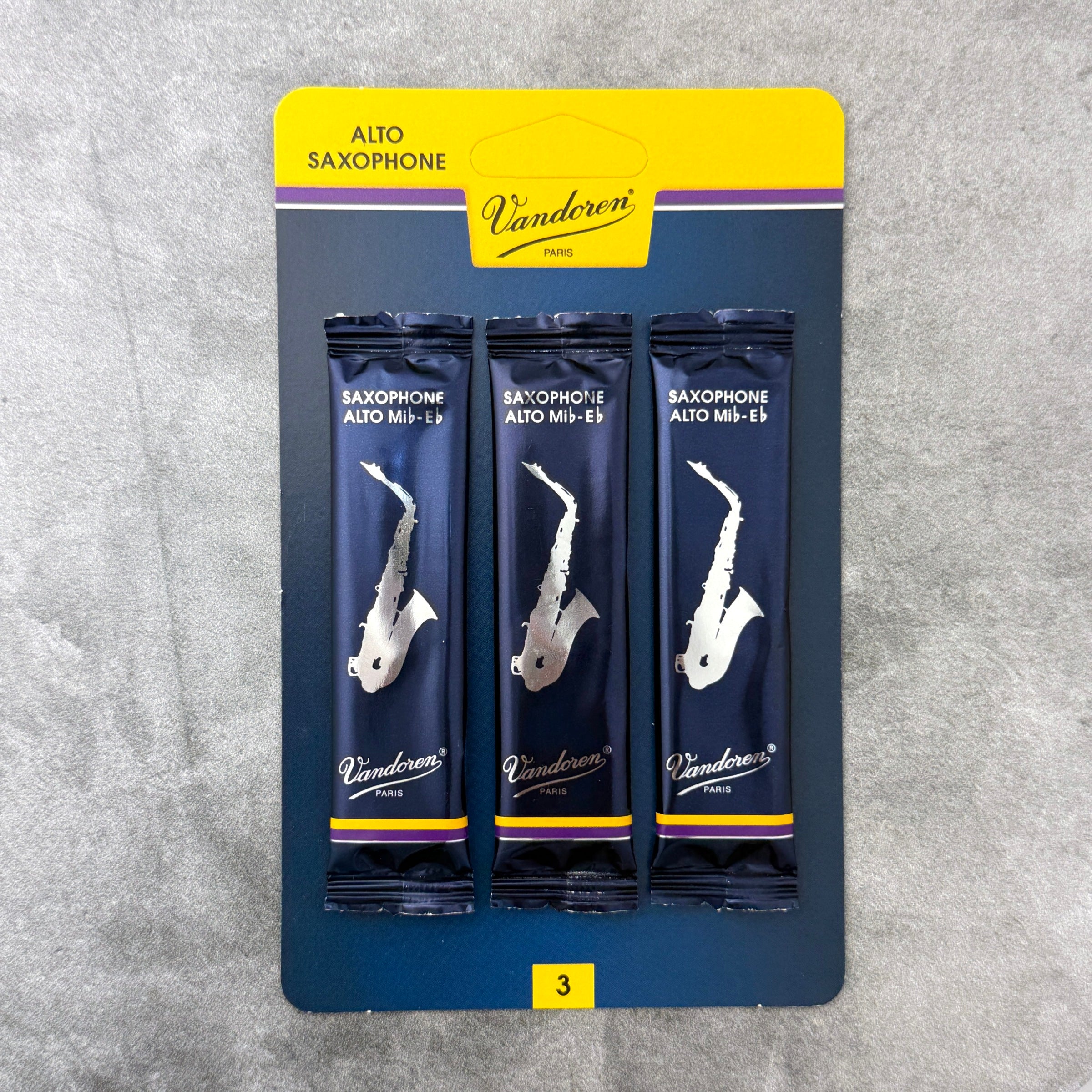 Vandoren Alto Sax Reeds, 3.0 (3-pack)
