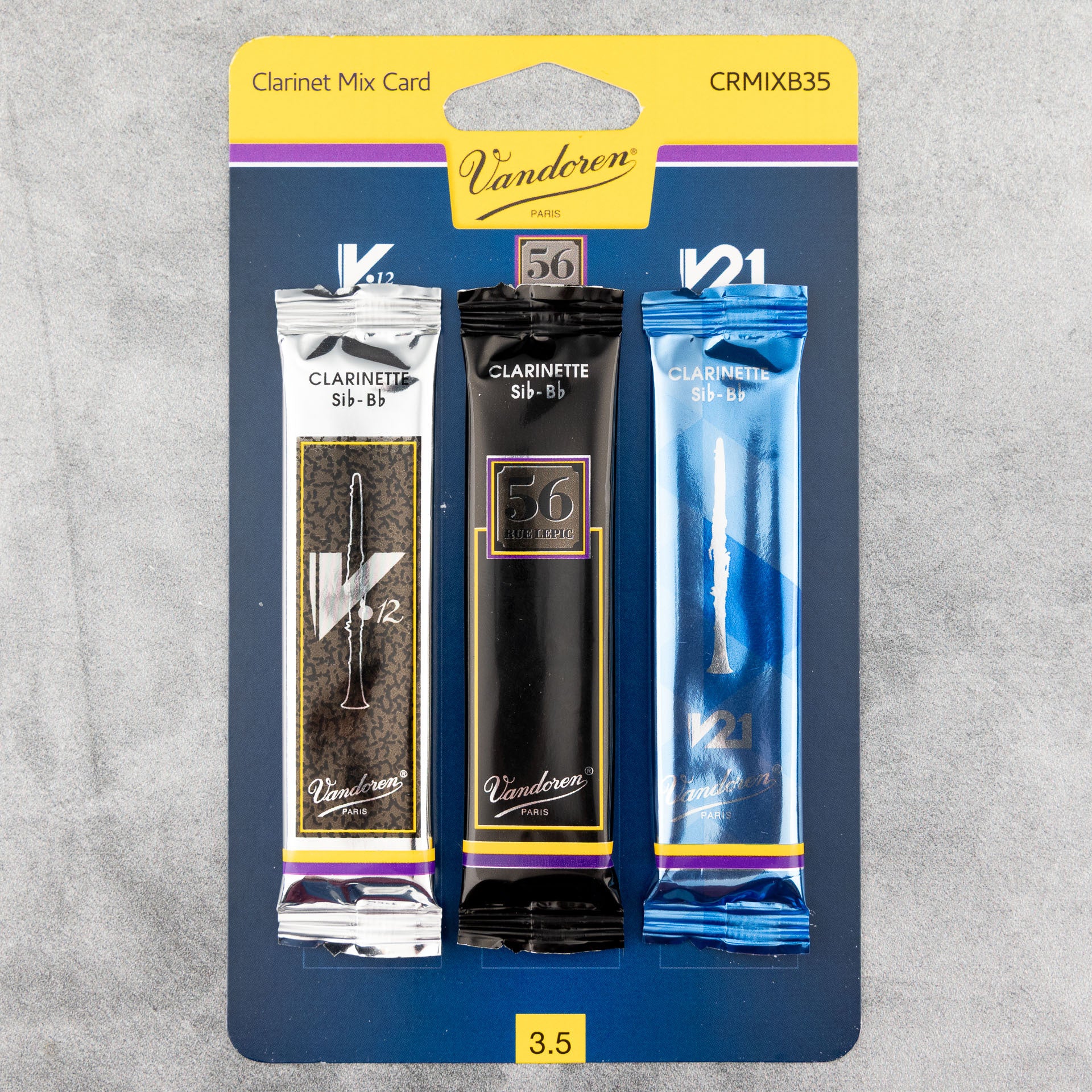 Vandoren Bb Clarinet Mix, 3.5 (3-pack)