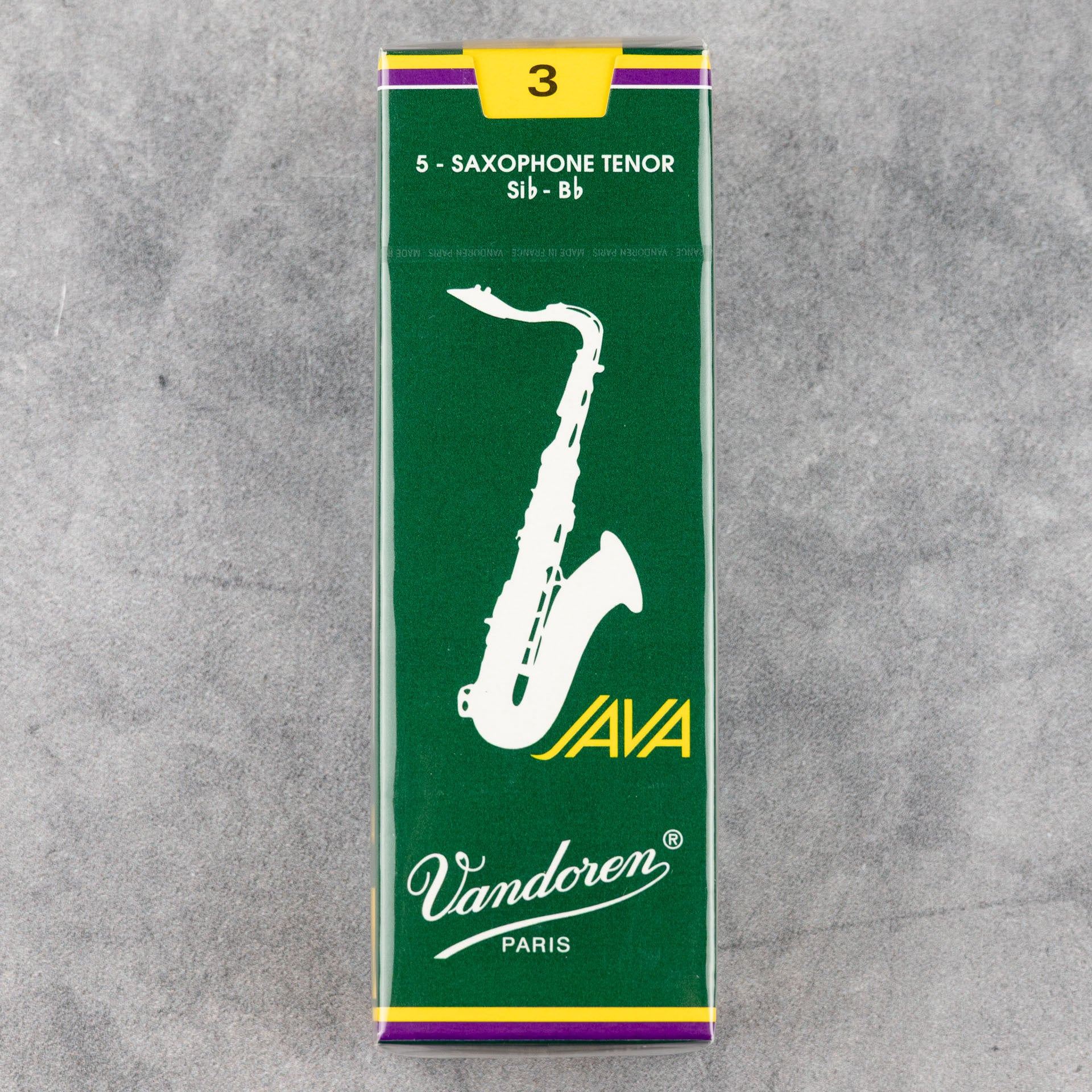 Vandoren Java Green Tenor Sax Reeds, 3.0 (5-pack)