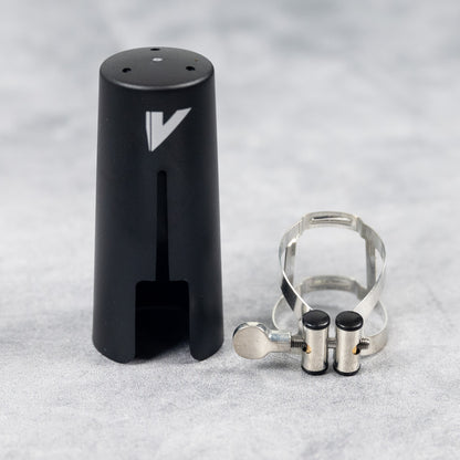 Vandoren LC51PP M|O Series Bb Clarinet Ligature & Mouthpiece Cap, Pewter