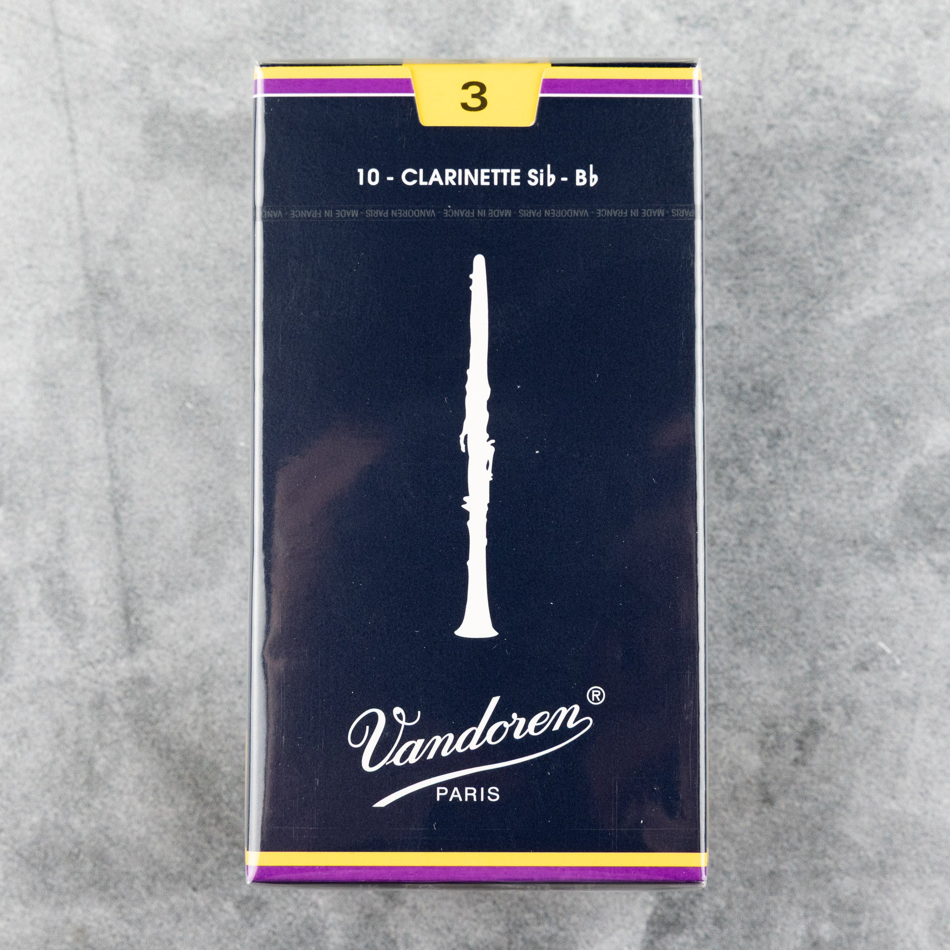 Vandoren Traditional Bb Clarinet Reeds, 3.0 (10-pack)