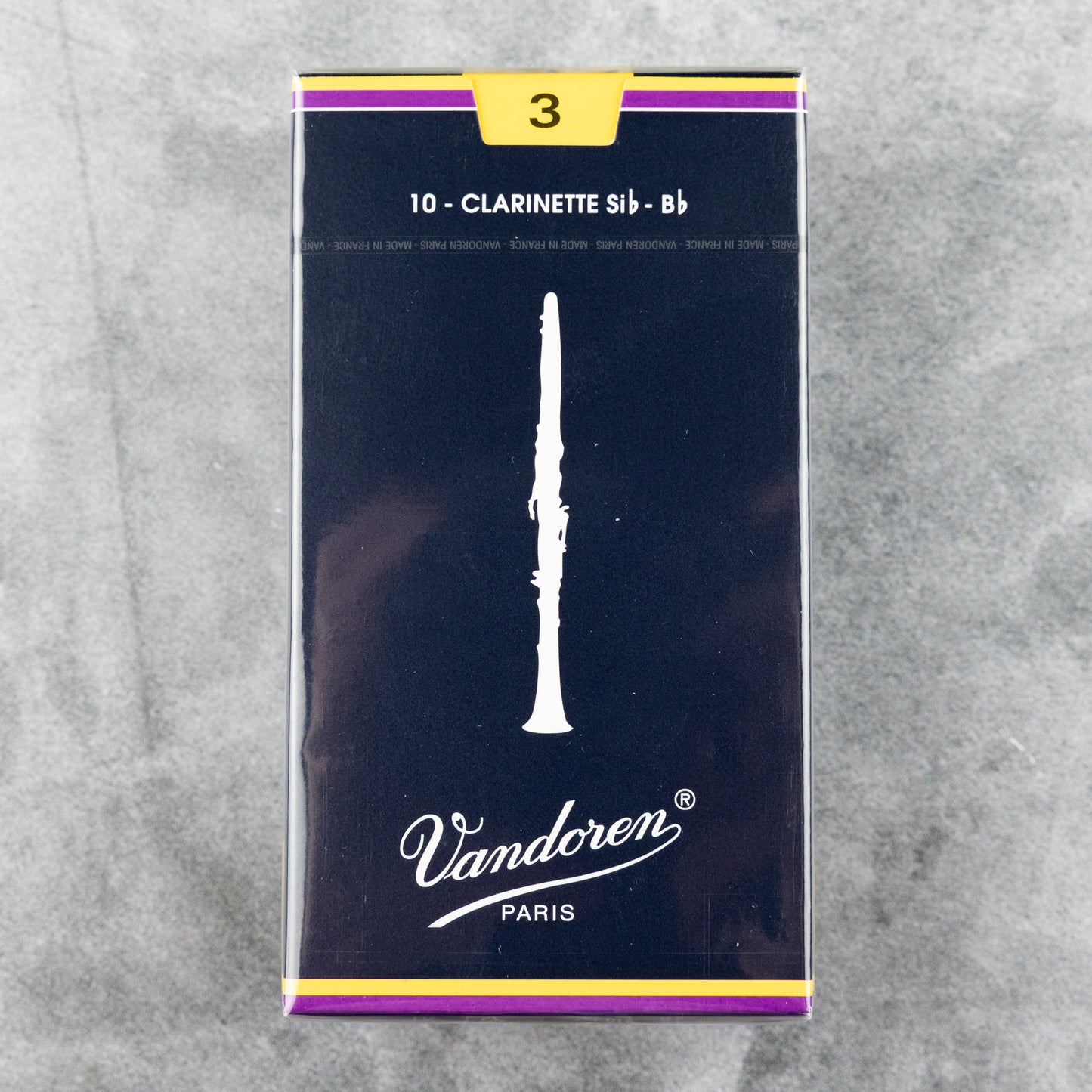 Vandoren Traditional Bb Clarinet Reeds, Strength 3 (Box of 10)