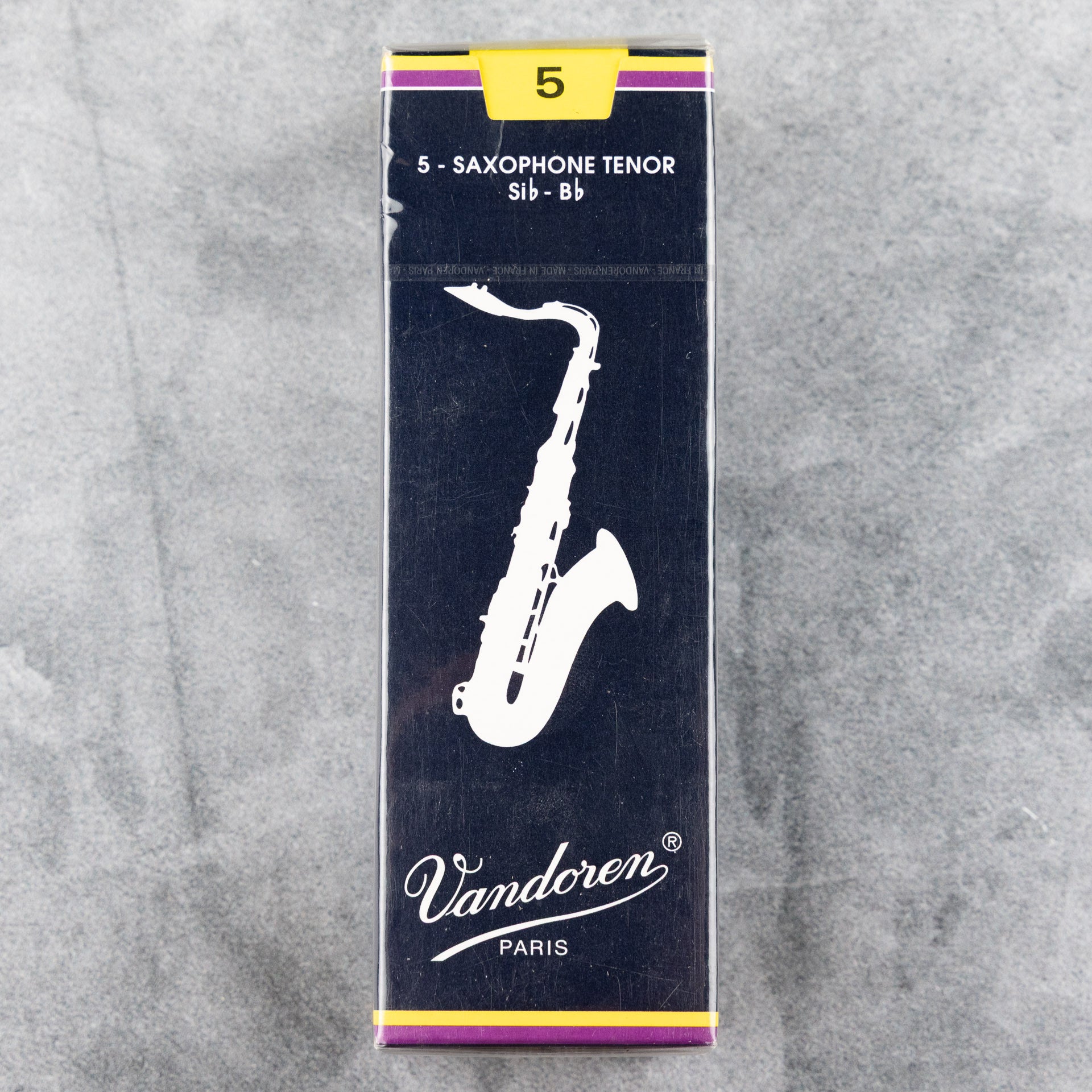 Vandoren Traditional Tenor Sax Reeds, 5.0 (5-pack)