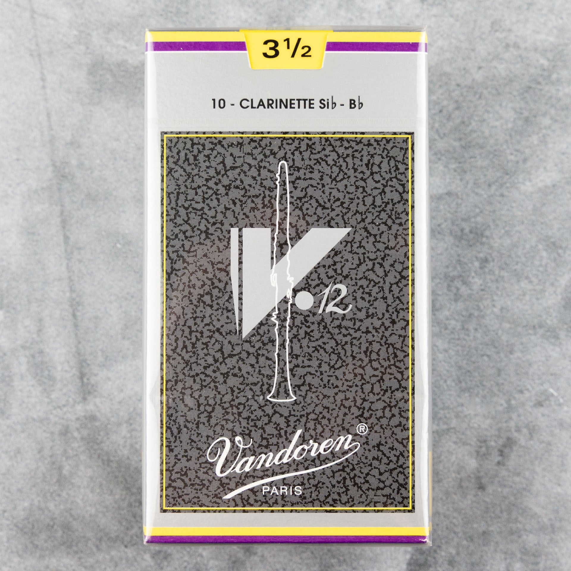 Vandoren V12 Bb Clarinet Reeds, 3.5 (10-pack)