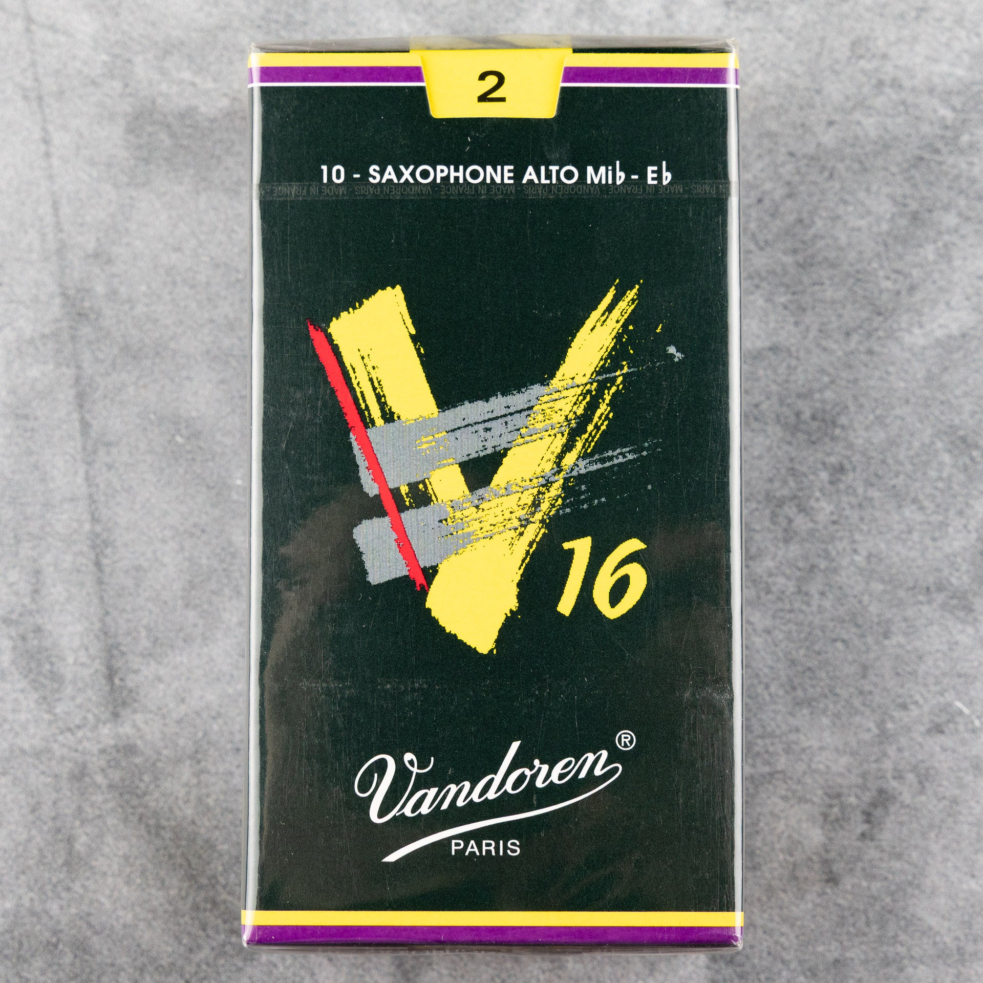 Vandoren V16 Alto Sax Reeds, Strength 2 (Box of 10)