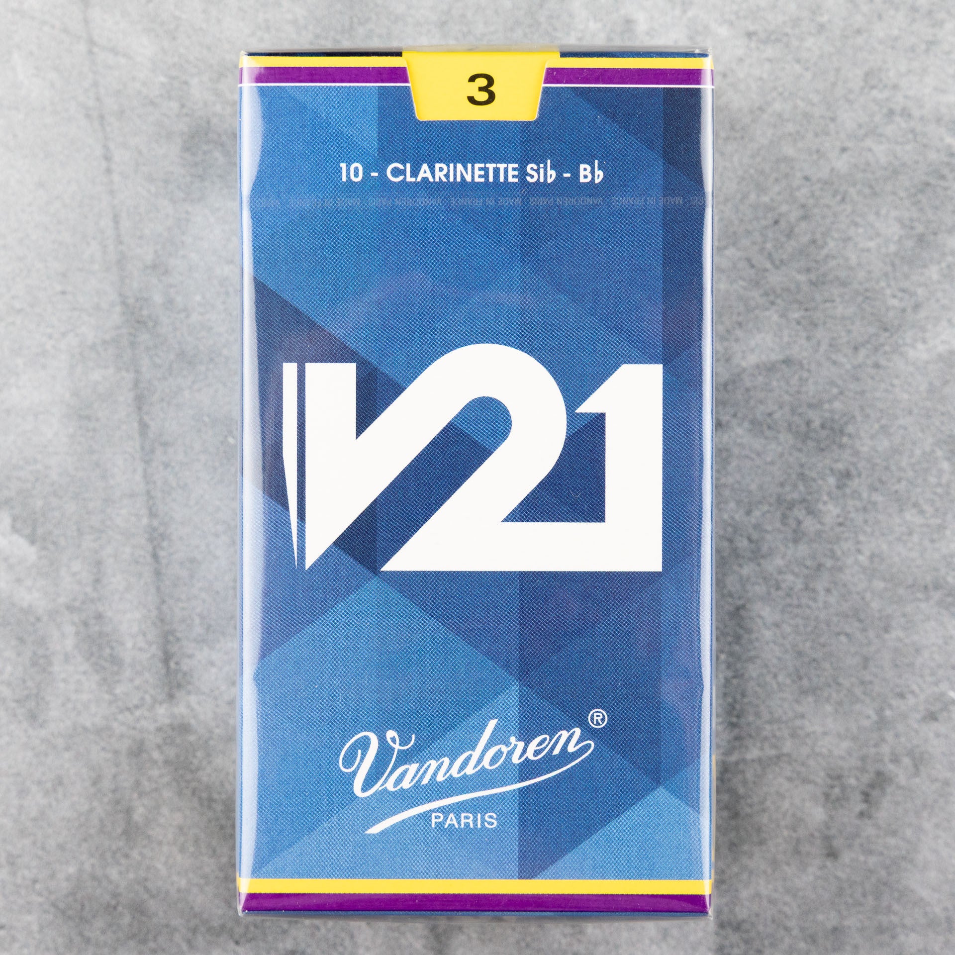 Vandoren V21 Bb Clarinet Reeds, 3.0 (10-pack)