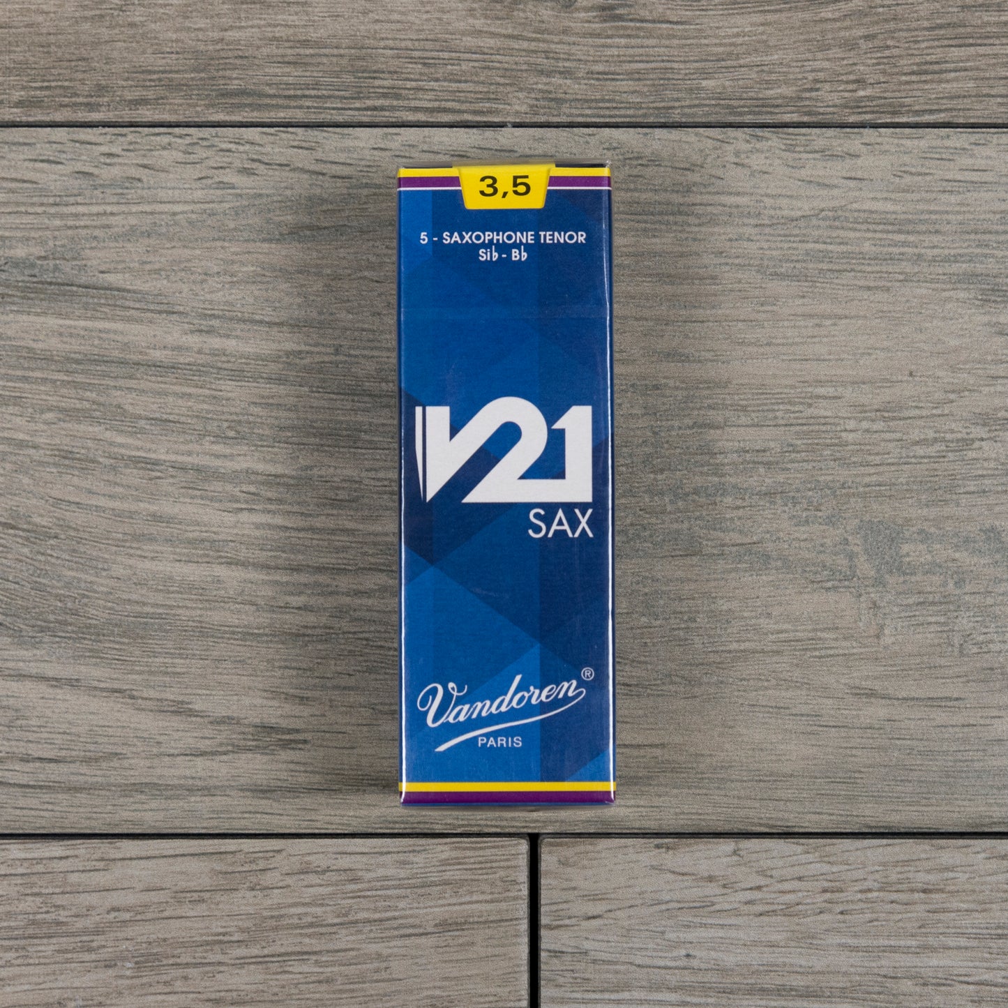 Vandoren V21 Tenor Sax Reeds Strength 3.5 (Box of 5)