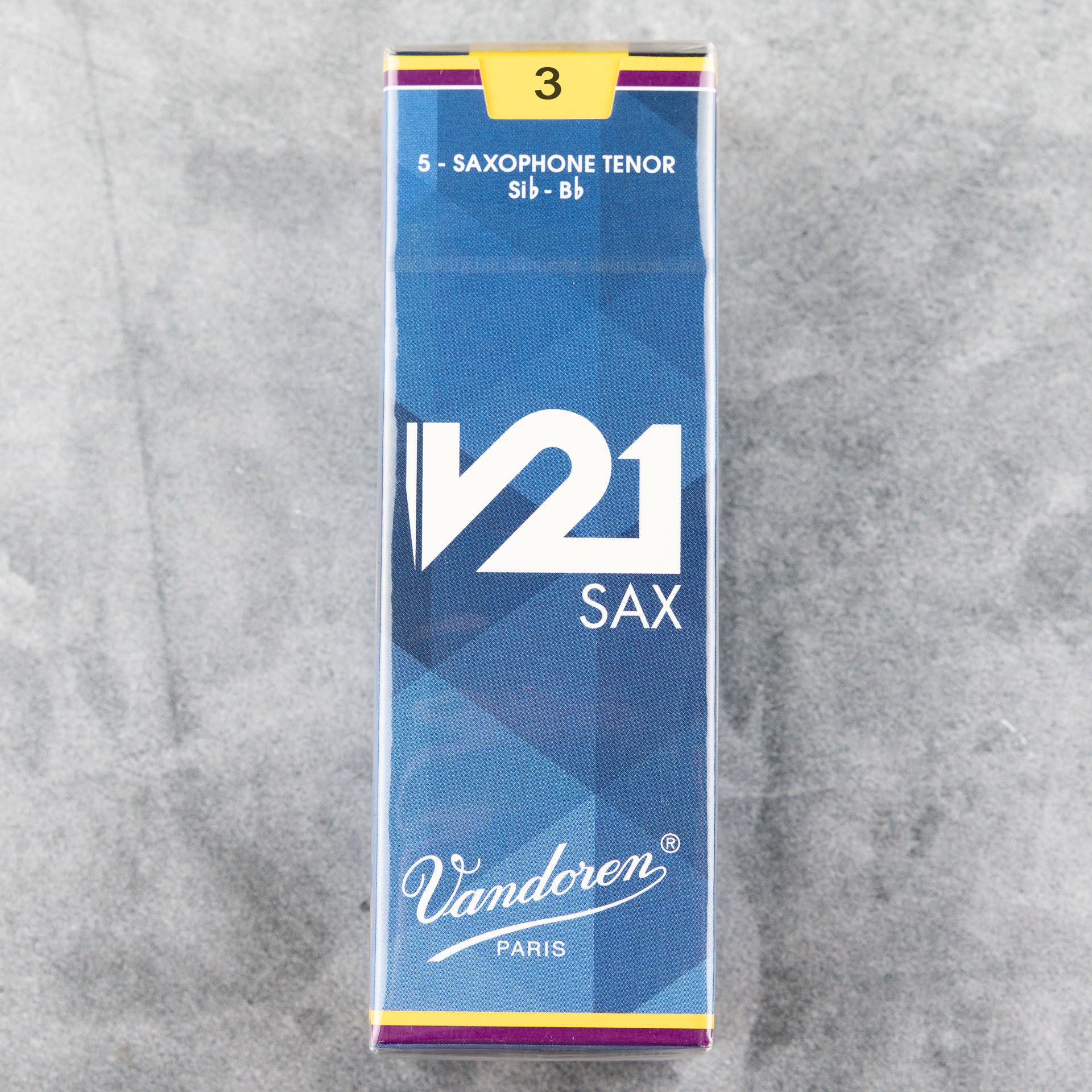 Vandoren V21 Tenor Sax Reeds, 3.0 (5-pack)