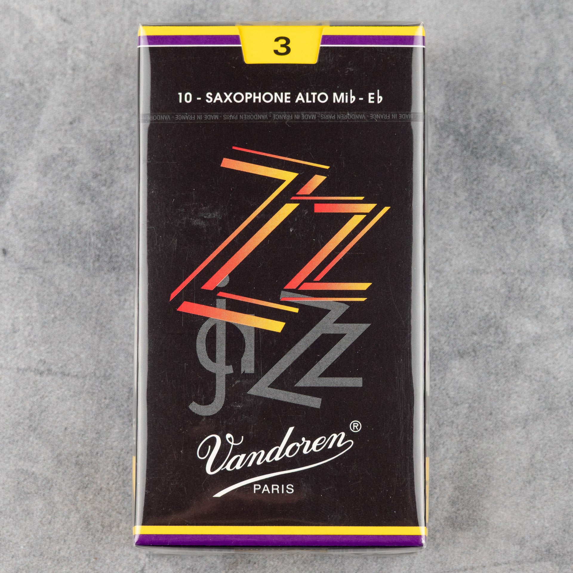 Vandoren ZZ Alto Sax Reeds, 3.0 (10-pack)