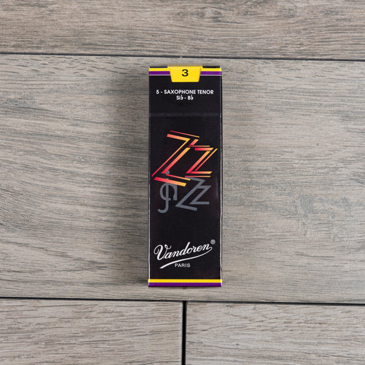 Vandoren ZZ Tenor Sax Reeds, Strength 3 (Box of 5)