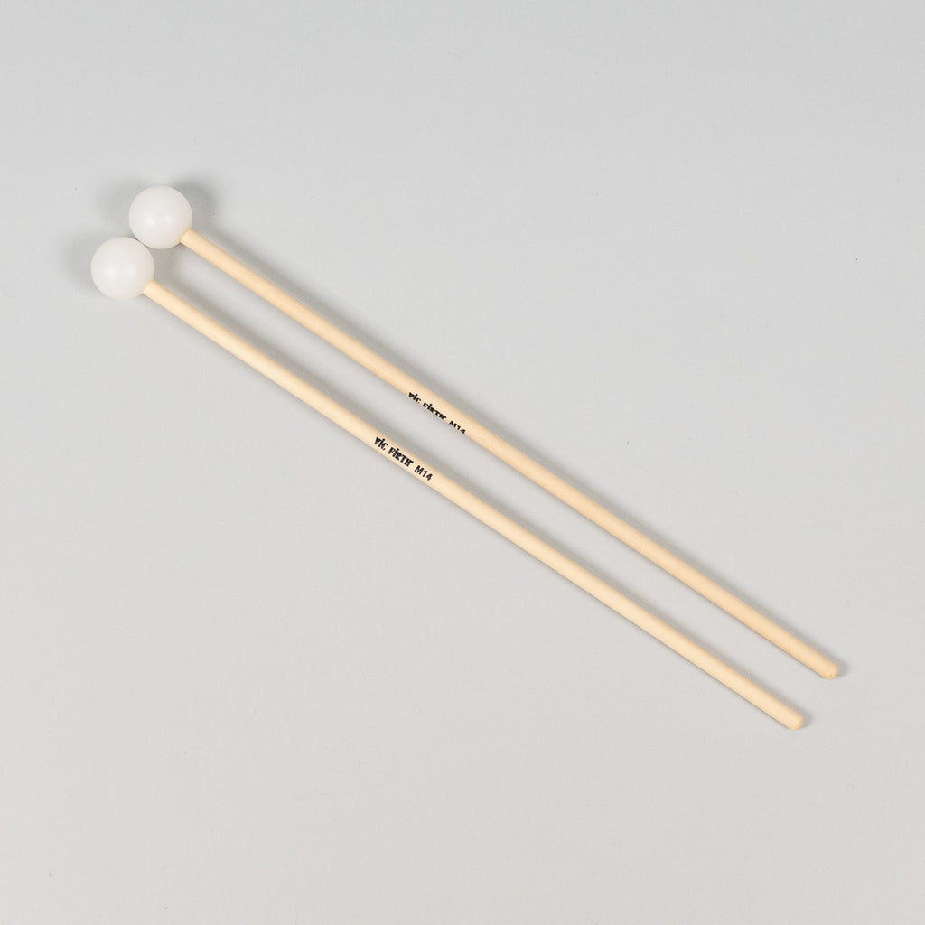 Vic Firth M14 American Custom Keyboard Soft, White Poly Mallets