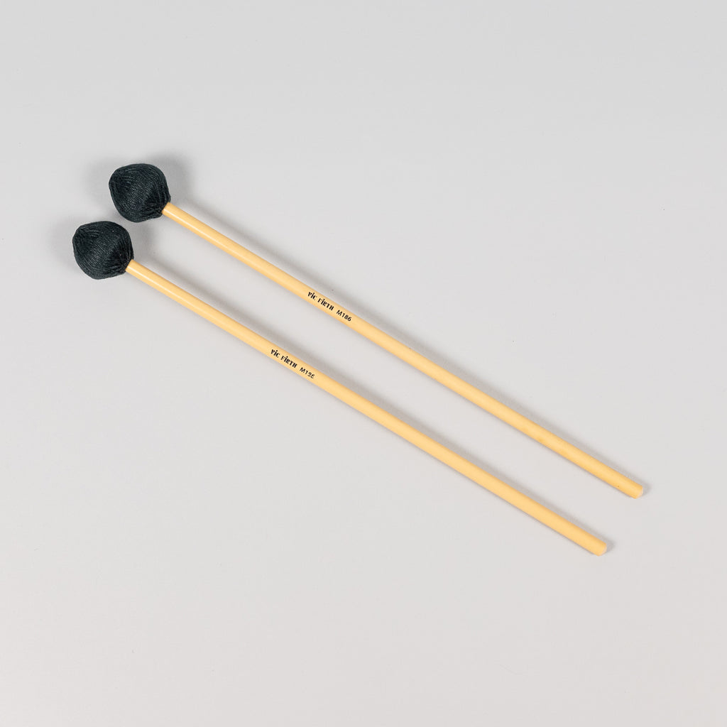 Vic Firth M186 Corpsmaster Multi-Application Series Medium, Weighted Rubber Core Mallets