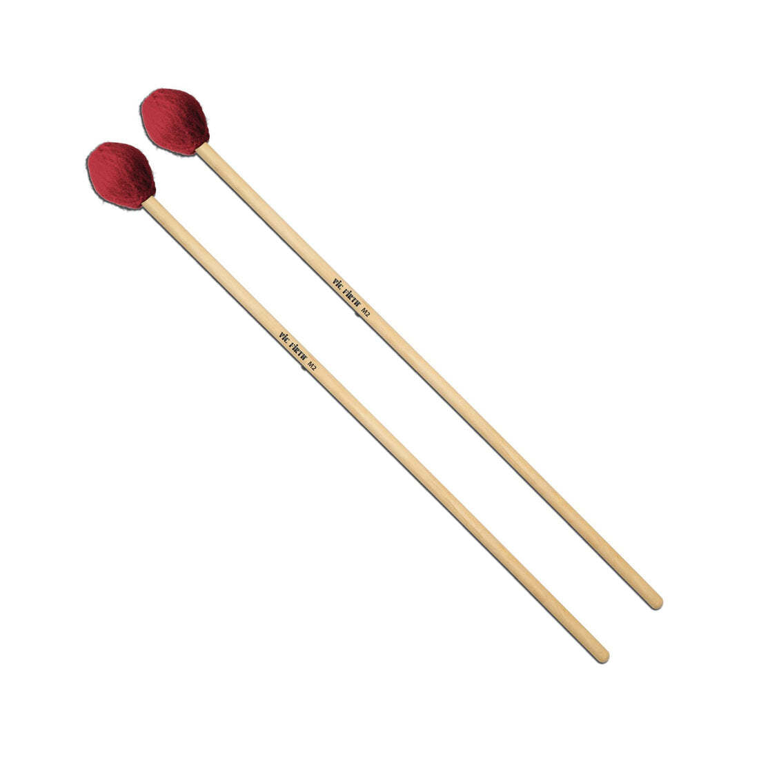 Vic Firth M2 American Custom Keyboard Medium, Red Yarn Mallets
