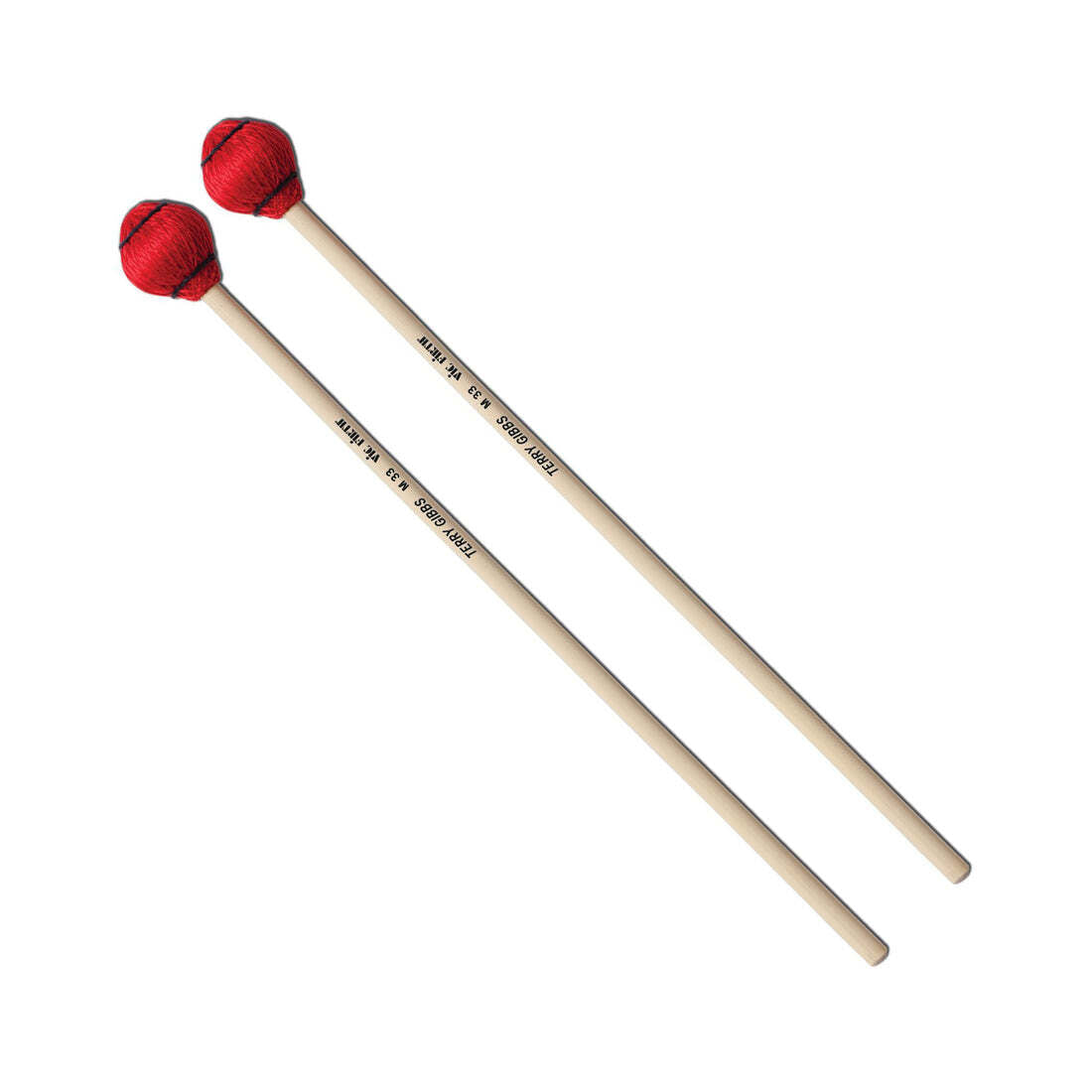 Vic Firth M33 Terry Gibbs Keyboard Hard, Red Cord Mallets