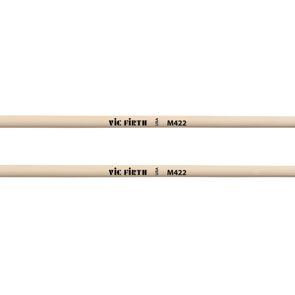 Vic Firth M422 - Articulate Series Keyboard Mallets, 1-1/8" Poly, Round