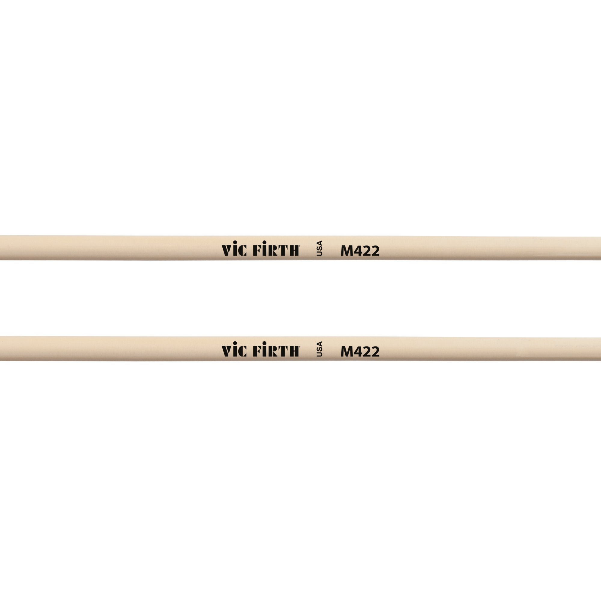 Vic Firth M422 - Articulate Series Keyboard Mallets, 1-1/8" Poly, Round