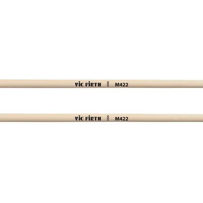 Vic Firth M422 - Articulate Series Keyboard Mallets, 1-1/8" Poly, Round