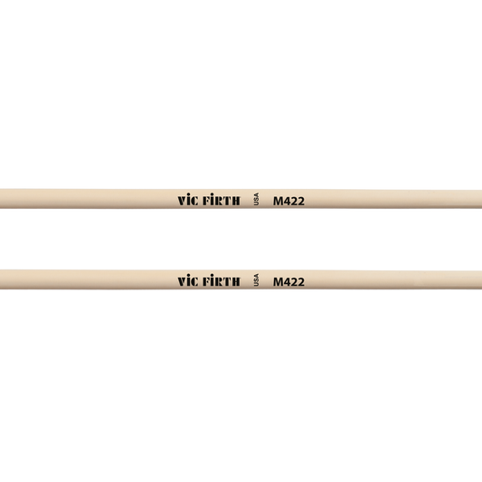 Vic Firth M422 - Articulate Series Keyboard Mallets, 1-1/8" Poly, Round