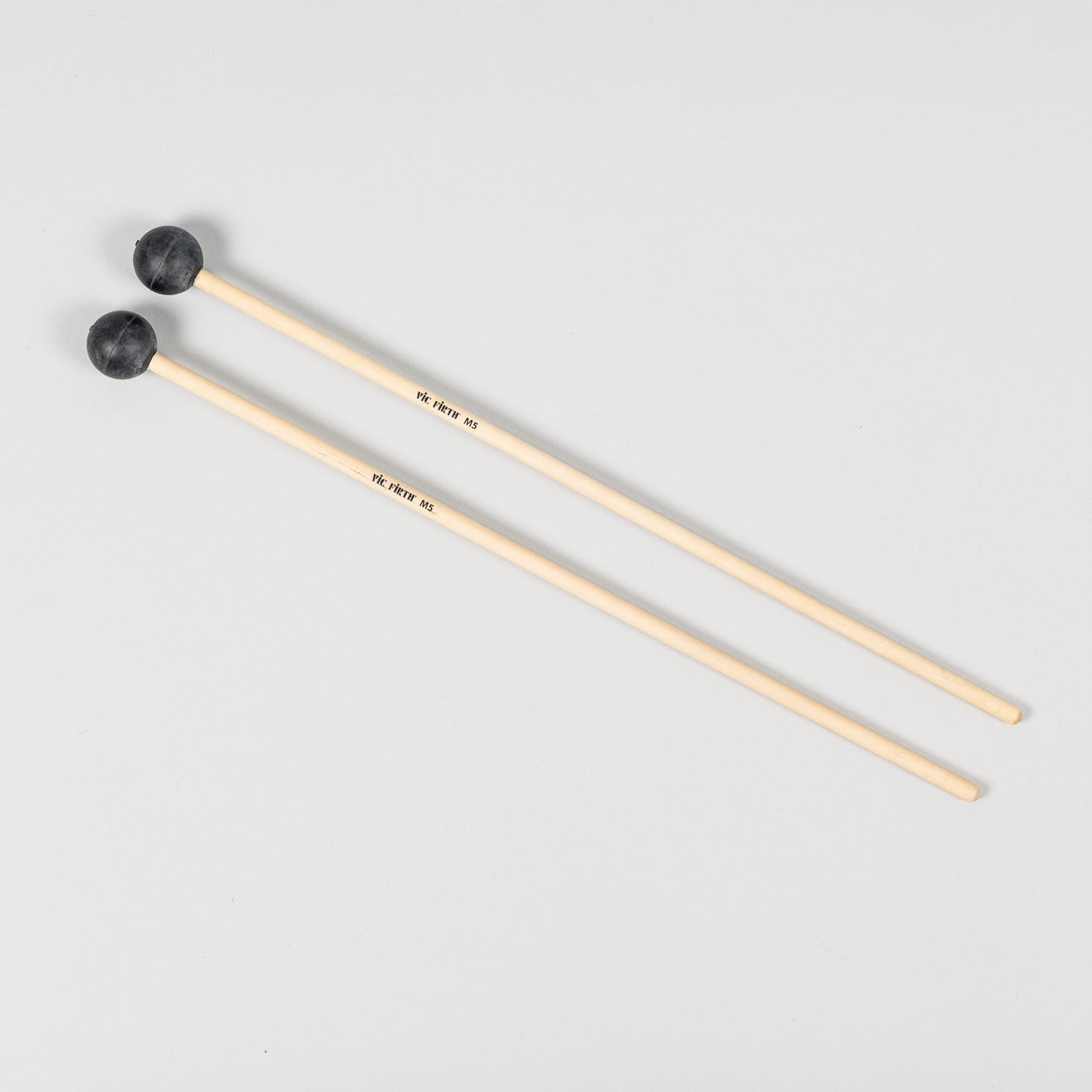 Vic Firth M5 American Custom Keyboard Medium, Black Rubber Mallets