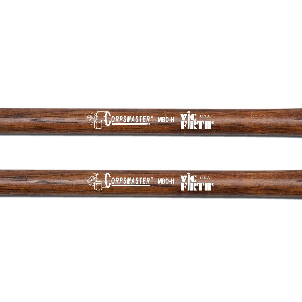 Vic Firth MB0H 14-18" Corpsmaster Hard Marching Bass Drum Mallets - Extra Small Head